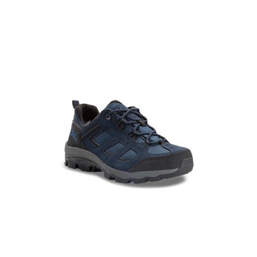 Buty trekkingowe męskie Jack Wolfskin sportowe granatowe sznurowane