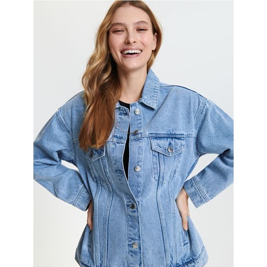 Sinsay - Kurtka jeansowa - niebieski ze sklepu Sinsay w kategorii Kurtki damskie - zdjęcie 169999111