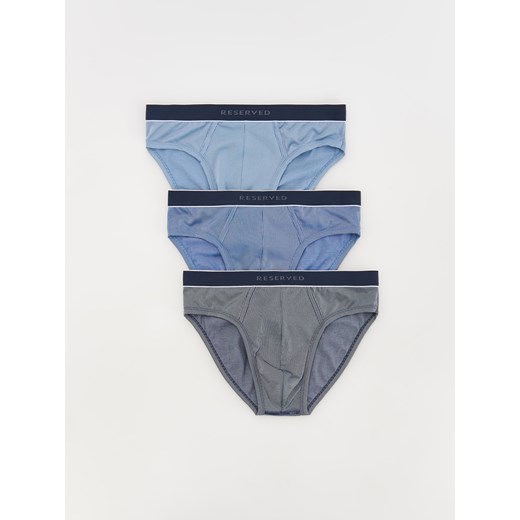 Reserved - Slipy z modalem 3 pack - niebieski ze sklepu Reserved w kategorii Majtki męskie - zdjęcie 170001652
