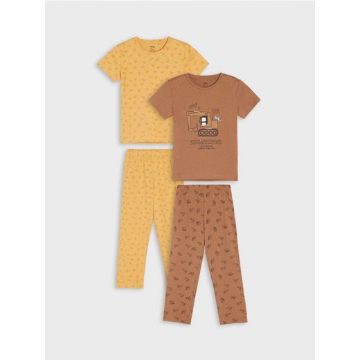 Sinsay - Piżamy 2 pack - beżowy ze sklepu Sinsay w kategorii Piżamy dziecięce - zdjęcie 170003403