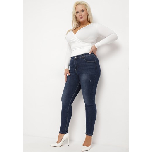 Jeansy damskie Born2be casualowe