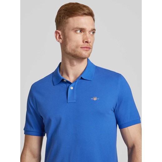 Koszulka polo o kroju regular fit z wyhaftowanym logo model ‘SHIELD’ Gant 4XL Peek&Cloppenburg 