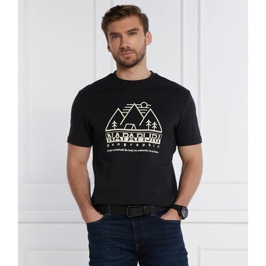 Napapijri T-shirt | Loose fit ze sklepu Gomez Fashion Store w kategorii T-shirty męskie - zdjęcie 170008223