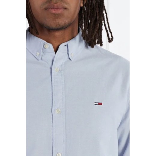 Koszula męska Tommy Jeans z bawełny 