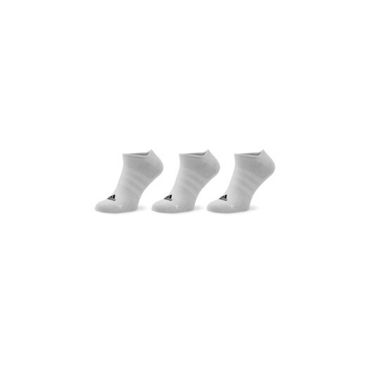adidas Skarpety stopki unisex Thin and Light No-Show Socks 3 Pairs HT3463 Biały ze sklepu MODIVO w kategorii Skarpetki męskie - zdjęcie 170009051