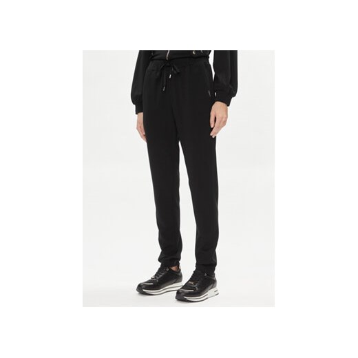 Liu Jo Spodnie dresowe TA4182 J5942 Czarny Regular Fit ze sklepu MODIVO w kategorii Spodnie damskie - zdjęcie 170009301