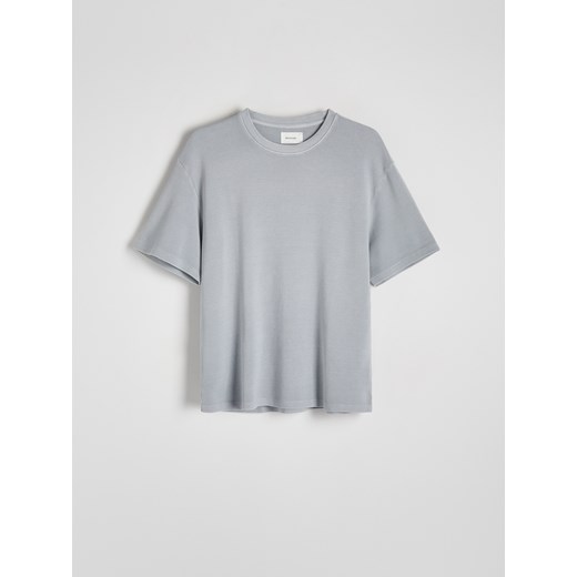 Reserved - T-shirt z efektem sprania - jasnoniebieski ze sklepu Reserved w kategorii T-shirty męskie - zdjęcie 170010974