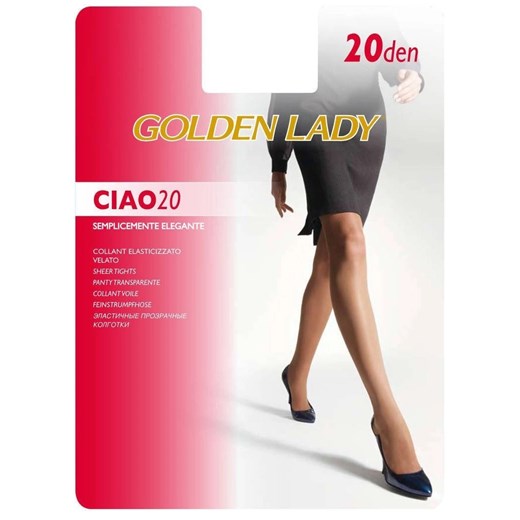 Rajstopy Golden Lady Ciao 20DEN Nero czarne ze sklepu piubiu_pl w kategorii Rajstopy - zdjęcie 170033734