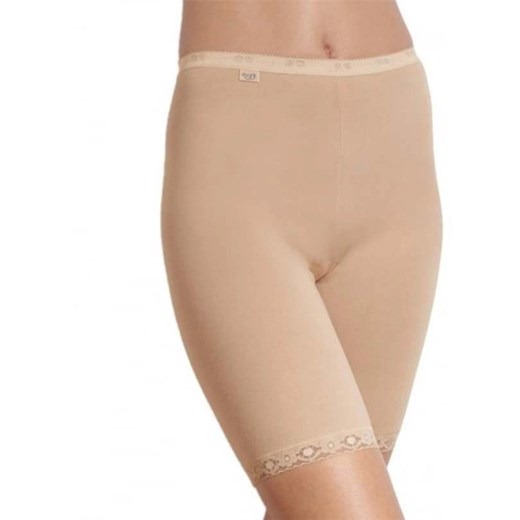 Majtki damskie z nogawkami Sloggi basic+ long beżowe ze sklepu piubiu_pl w kategorii Bielizna wyszczuplająca - zdjęcie 170033920