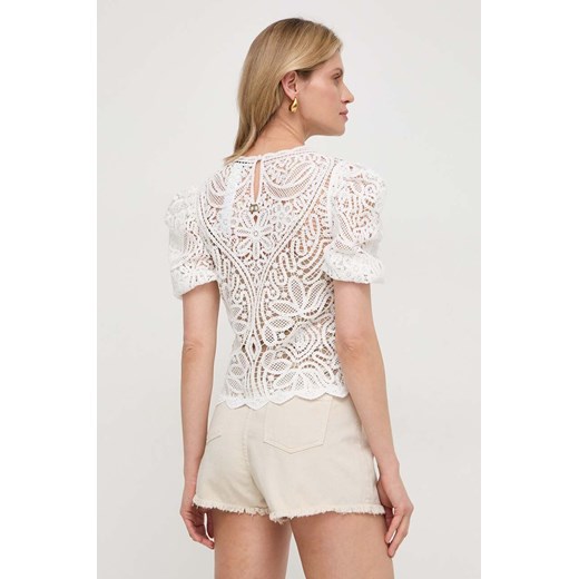 Twinset bluzka damska kolor biały w kwiaty Twinset M ANSWEAR.com