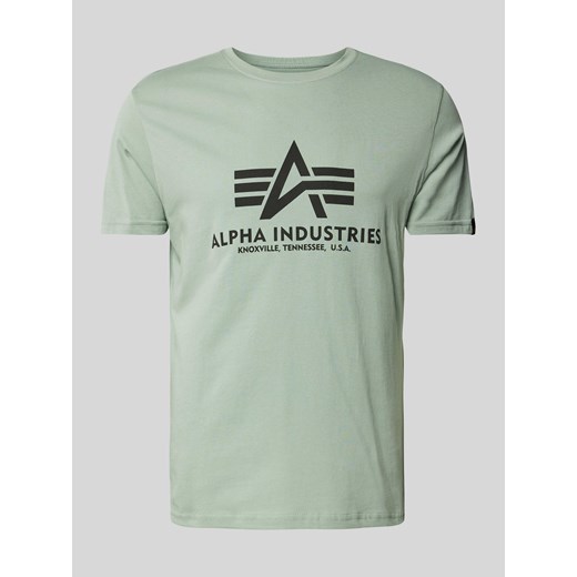 T-shirt z nadrukiem z logo ze sklepu Peek&Cloppenburg  w kategorii T-shirty męskie - zdjęcie 170037892
