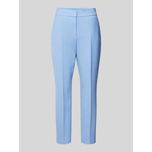 Spodnie materiałowe o kroju regular fit z kantami ze sklepu Peek&Cloppenburg  w kategorii Spodnie damskie - zdjęcie 170038461