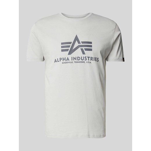 T-shirt z nadrukiem z logo ze sklepu Peek&Cloppenburg  w kategorii T-shirty męskie - zdjęcie 170038712