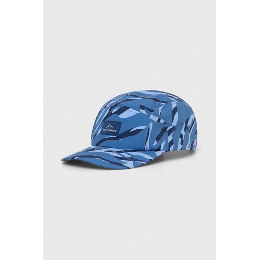Helly Hansen czapka z daszkiem kolor niebieski wzorzysta 67489 ze sklepu PRM w kategorii Czapki z daszkiem damskie - zdjęcie 170039244