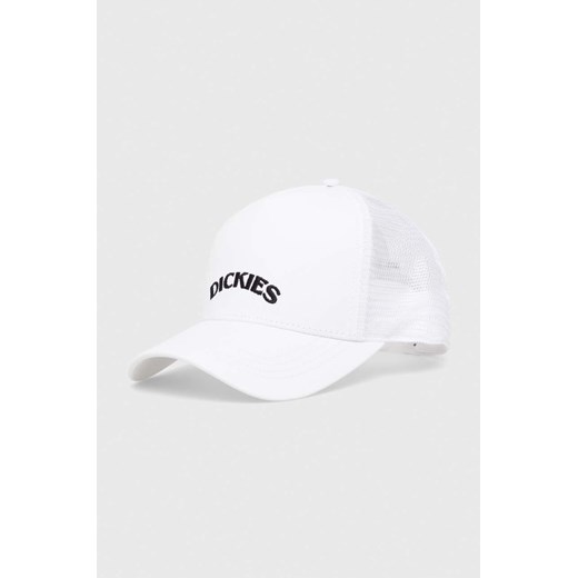 Dickies czapka z daszkiem SHAWSVILLE TRUCKER kolor biały z aplikacją DK0A4YPG ze sklepu PRM w kategorii Czapki z daszkiem damskie - zdjęcie 170039393