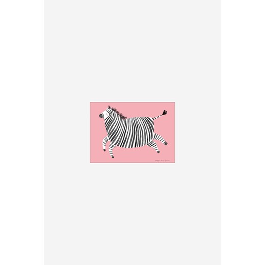H & M - Wild Apple - Zebra - Różowy ze sklepu H&M w kategorii Plakaty - zdjęcie 170039773