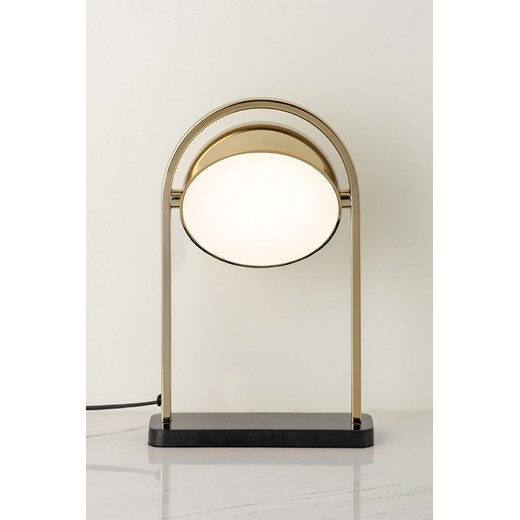 H & M - Mosiężna lampa stołowa kopułowa - Złoty ze sklepu H&M w kategorii Lampy stołowe - zdjęcie 170039860
