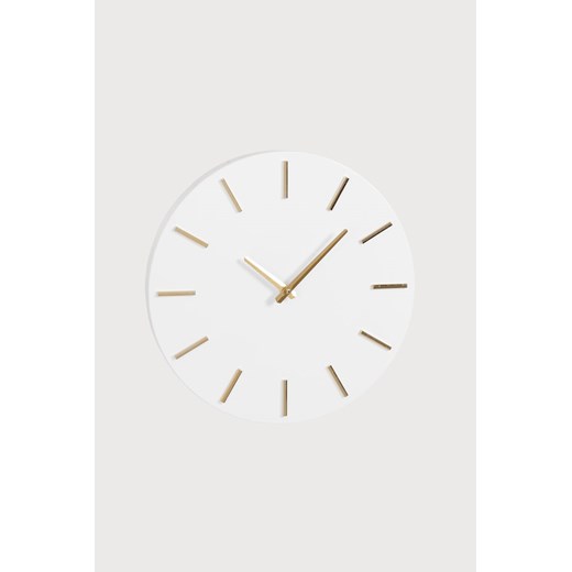 H & M - Aluminiowy Zegar Ścienny - Biały ze sklepu H&M w kategorii Zegary - zdjęcie 170039950
