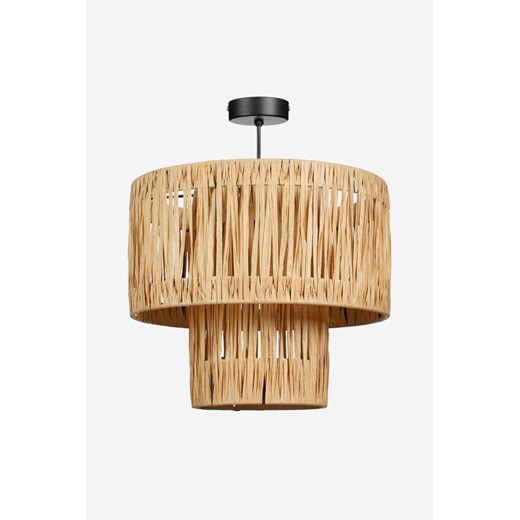 H & M - Lampa Sufitowa Z Rafii - Pomarańczowy ze sklepu H&M w kategorii Lampy wiszące - zdjęcie 170040150