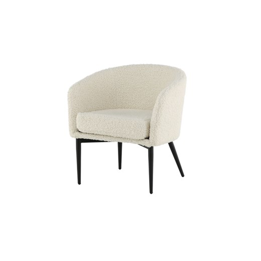 H & M - Fluffy Armchair - Biały ze sklepu H&M w kategorii Fotele - zdjęcie 170040402