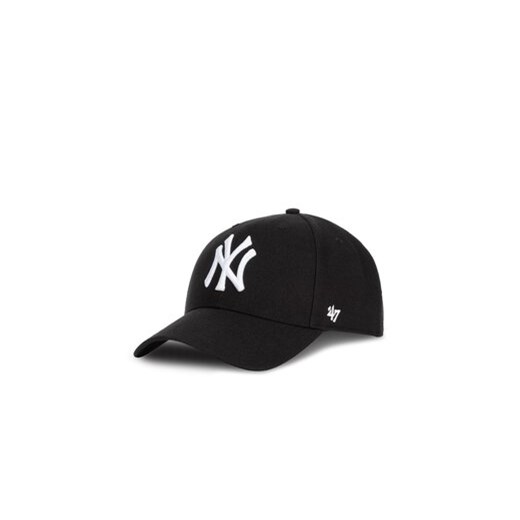 47 Brand Czapka New York Yankees B-MVPSP17WBP-BK Czarny 47 Brand uniwersalny wyprzedaż MODIVO