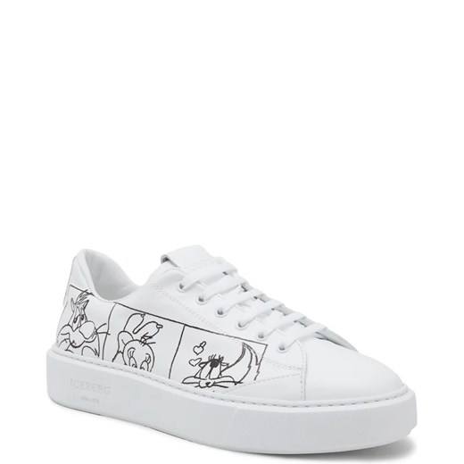 Iceberg Skórzane sneakersy Iceberg 41 promocja Gomez Fashion Store