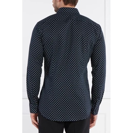 HUGO Koszula Kenno | Slim Fit | z dodatkiem lnu 44 okazja Gomez Fashion Store