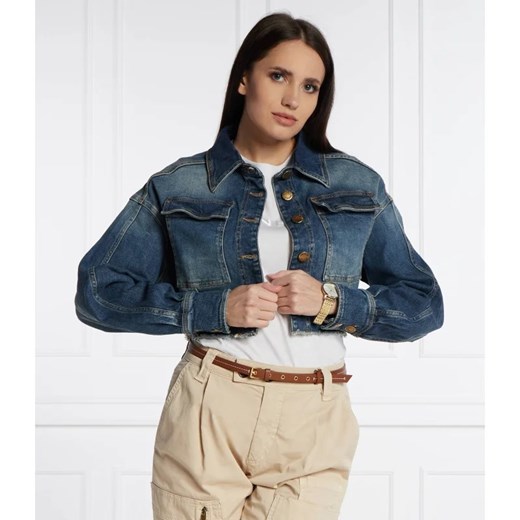 Pinko Kurtka jeansowa | Cropped Fit ze sklepu Gomez Fashion Store w kategorii Kurtki damskie - zdjęcie 170044252