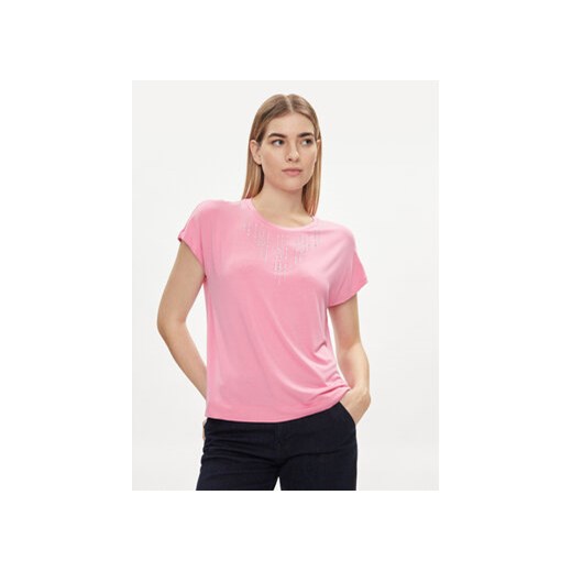 Liu Jo T-Shirt TA4194 JS360 Różowy Regular Fit ze sklepu MODIVO w kategorii Bluzki damskie - zdjęcie 170045381