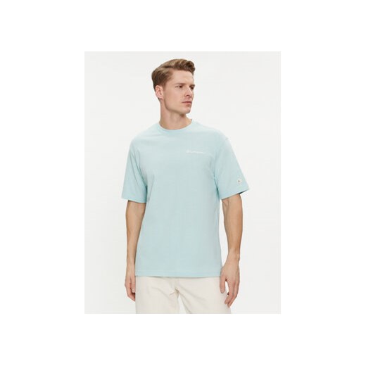 Champion T-Shirt 219787 Niebieski Regular Fit ze sklepu MODIVO w kategorii T-shirty męskie - zdjęcie 170045460