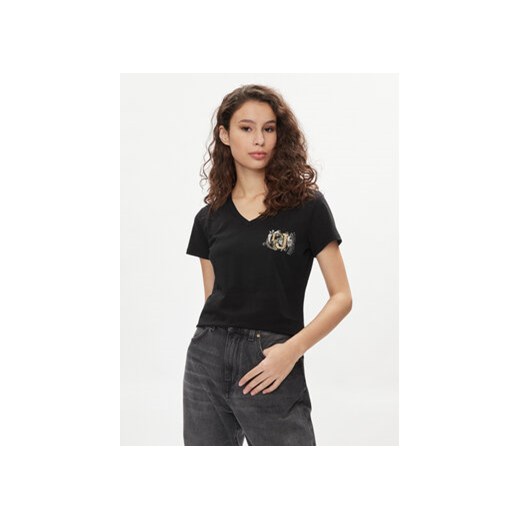 Liu Jo T-Shirt TA4203 JS003 Czarny Regular Fit ze sklepu MODIVO w kategorii Bluzki damskie - zdjęcie 170045494