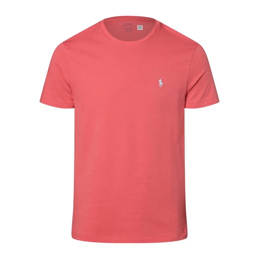 Polo Ralph Lauren T-shirt męski Mężczyźni Bawełna czerwony jednolity ze sklepu vangraaf w kategorii T-shirty męskie - zdjęcie 170049043