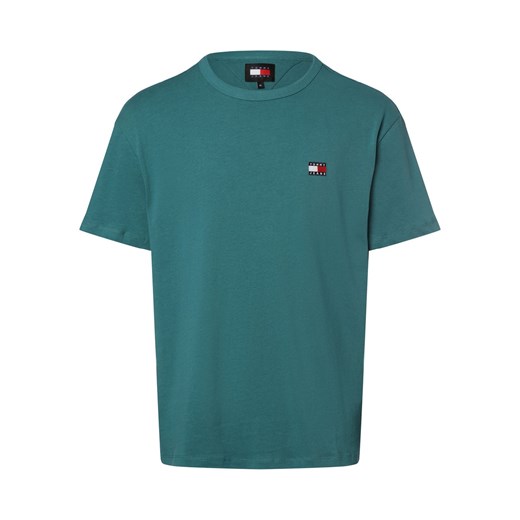 Tommy Jeans Koszulka męska Mężczyźni Bawełna petrol jednolity ze sklepu vangraaf w kategorii T-shirty męskie - zdjęcie 170049114