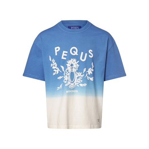 PEQUS Koszulka męska Mężczyźni Bawełna niebieski jednolity ze sklepu vangraaf w kategorii T-shirty męskie - zdjęcie 170049201
