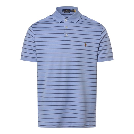 Polo Ralph Lauren Męska koszulka polo Mężczyźni Bawełna niebieski w paski ze sklepu vangraaf w kategorii T-shirty męskie - zdjęcie 170049220