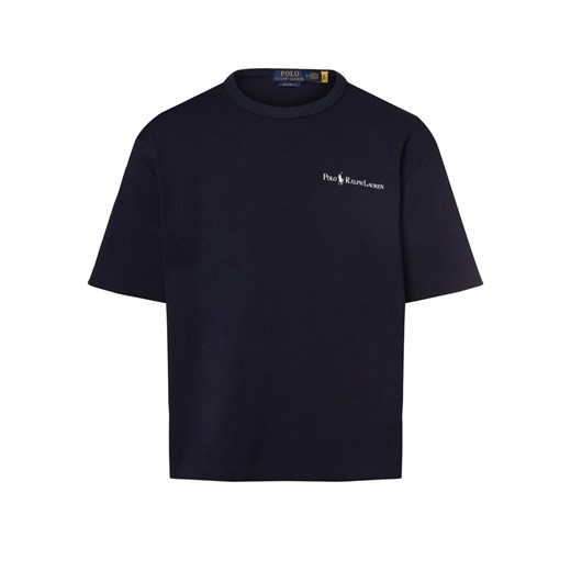 Polo Ralph Lauren Koszulka męska Mężczyźni Bawełna granatowy jednolity ze sklepu vangraaf w kategorii T-shirty męskie - zdjęcie 170049222