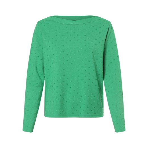 zero Sweter damski Kobiety zielony jednolity ze sklepu vangraaf w kategorii Swetry damskie - zdjęcie 170049262