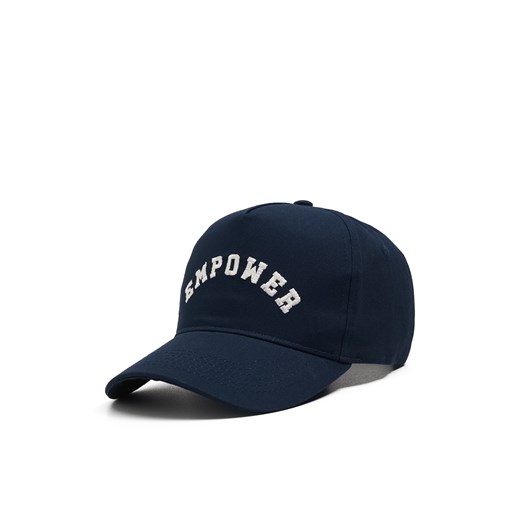 Cropp - Granatowa czapka z daszkiem - niebieski ze sklepu Cropp w kategorii Czapki z daszkiem damskie - zdjęcie 170052073