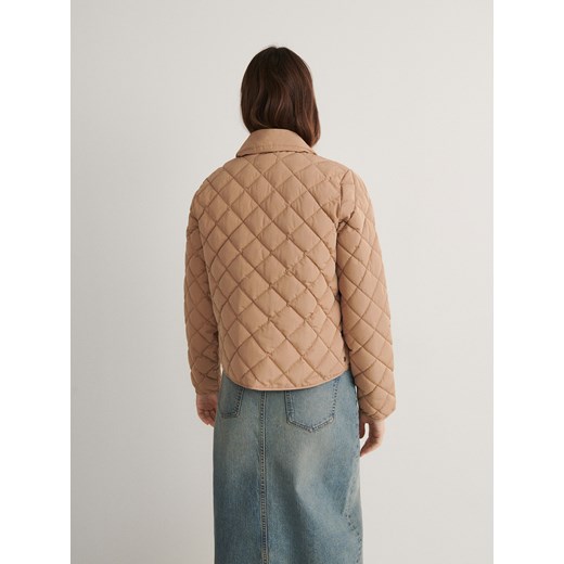 Kurtka damska Reserved bez kaptura casual z poliestru 