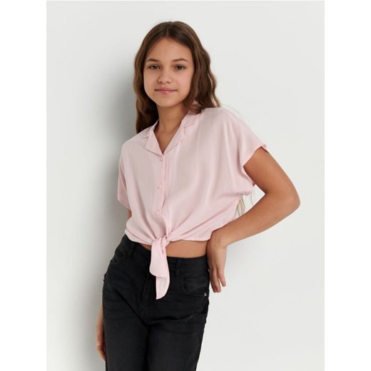 Sinsay - Koszulka - różowy ze sklepu Sinsay w kategorii Koszule dziewczęce - zdjęcie 170053681