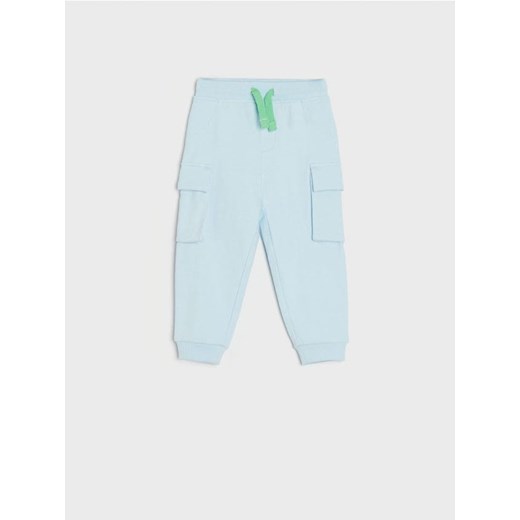 Sinsay - Spodnie dresowe jogger - błękitny ze sklepu Sinsay w kategorii Spodnie i półśpiochy - zdjęcie 170053763