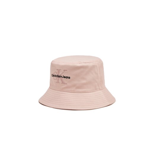 Calvin Klein Jeans Kapelusz Monogram Bucket Hat K60K611029 Różowy ze sklepu MODIVO w kategorii Kapelusze damskie - zdjęcie 170057263