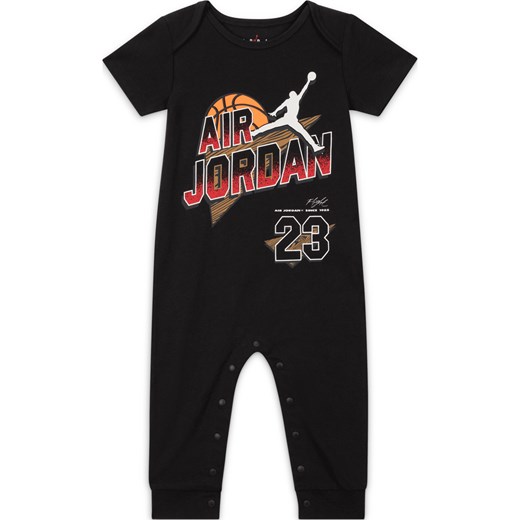 Rampers z grafiką dla niemowląt Air Jordan Flight (12–24 M) - Czerń ze sklepu Nike poland w kategorii Pajacyki - zdjęcie 170057522