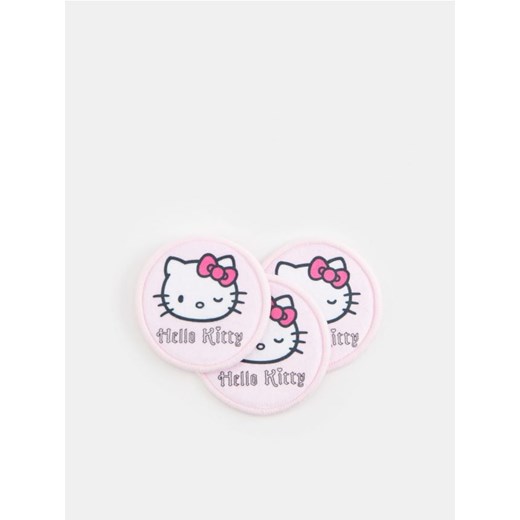 Sinsay - Płatki kosmetyczne 3 pack Hello Kitty - różowy Sinsay Jeden rozmiar Sinsay