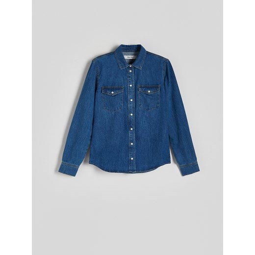 Reserved - Koszula jeansowa - niebieski ze sklepu Reserved w kategorii Koszule damskie - zdjęcie 170063812