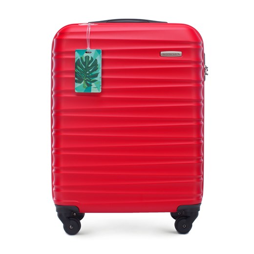 Mała walizka z zawieszką czerwona ze sklepu WITTCHEN w kategorii Walizki - zdjęcie 170064012