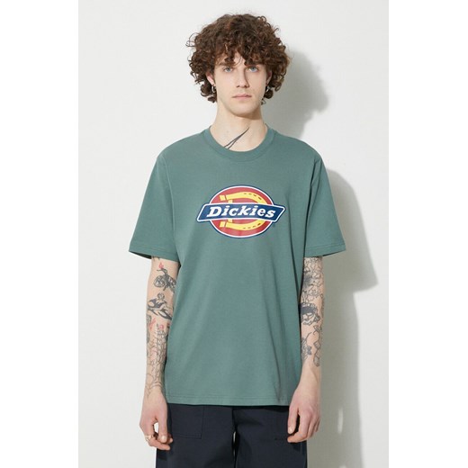 Dickies t-shirt kolor zielony z nadrukiem ze sklepu PRM w kategorii T-shirty męskie - zdjęcie 170064803