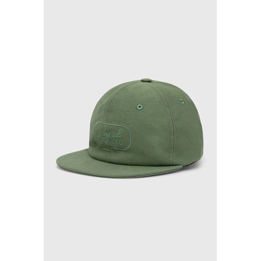 Universal Works czapka z daszkiem bawełniana Baseball Hat kolor zielony z aplikacją 30811.BIRCH ze sklepu PRM w kategorii Czapki z daszkiem męskie - zdjęcie 170064844