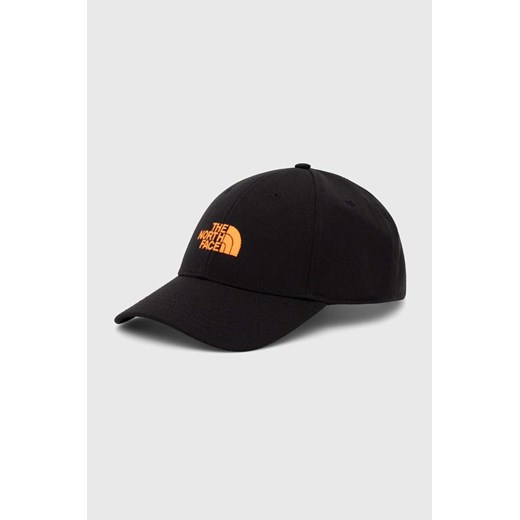 The North Face czapka z daszkiem Recycled 66 Classic Hat kolor czarny z aplikacją NF0A4VSVUIF1 ze sklepu PRM w kategorii Czapki z daszkiem damskie - zdjęcie 170064860
