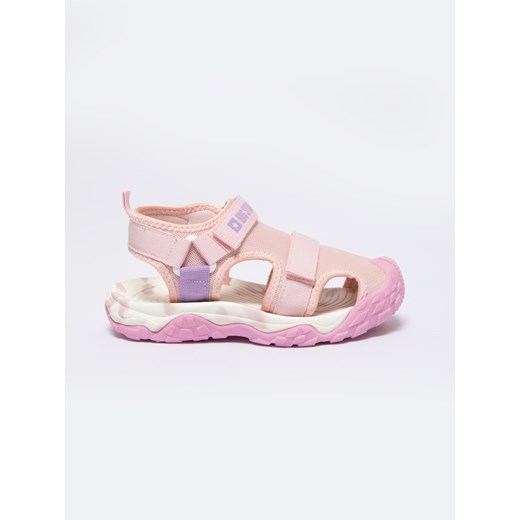 Sandały dziewczęce zapinane na rzepy różowe NN374238 601 ze sklepu Big Star w kategorii Sandały dziecięce - zdjęcie 170067453